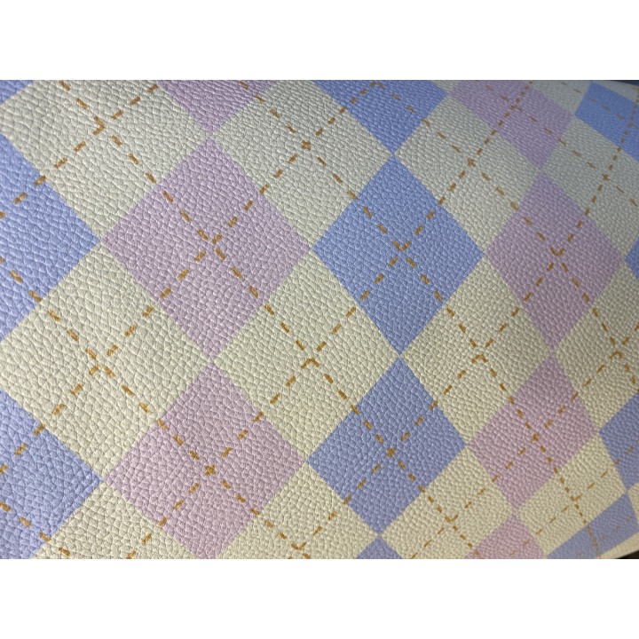 Pastel Suni Deri Kumaş